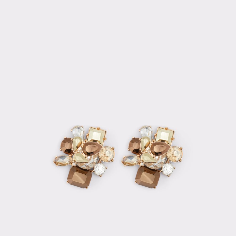 Brown Aldo Malamocco Statement Earrings | 05ZAHKXOC