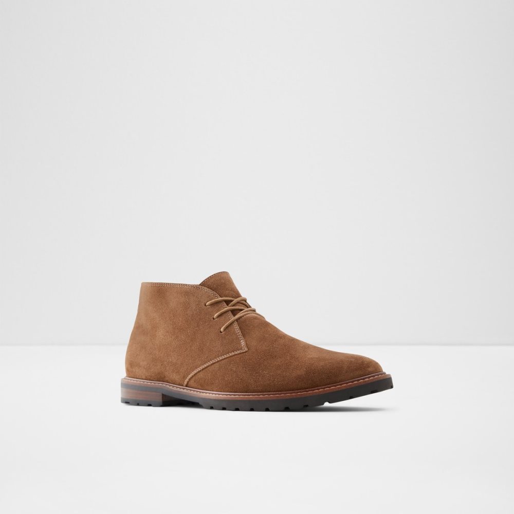 Brown Aldo Malrose Chukka Lace Up Boots | 46SOQFTHR