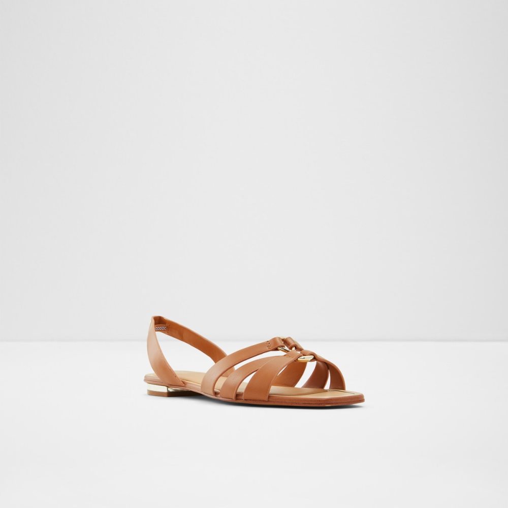 Brown Aldo Marassi Sling Back Sandal Sandals | 60PFUVITX