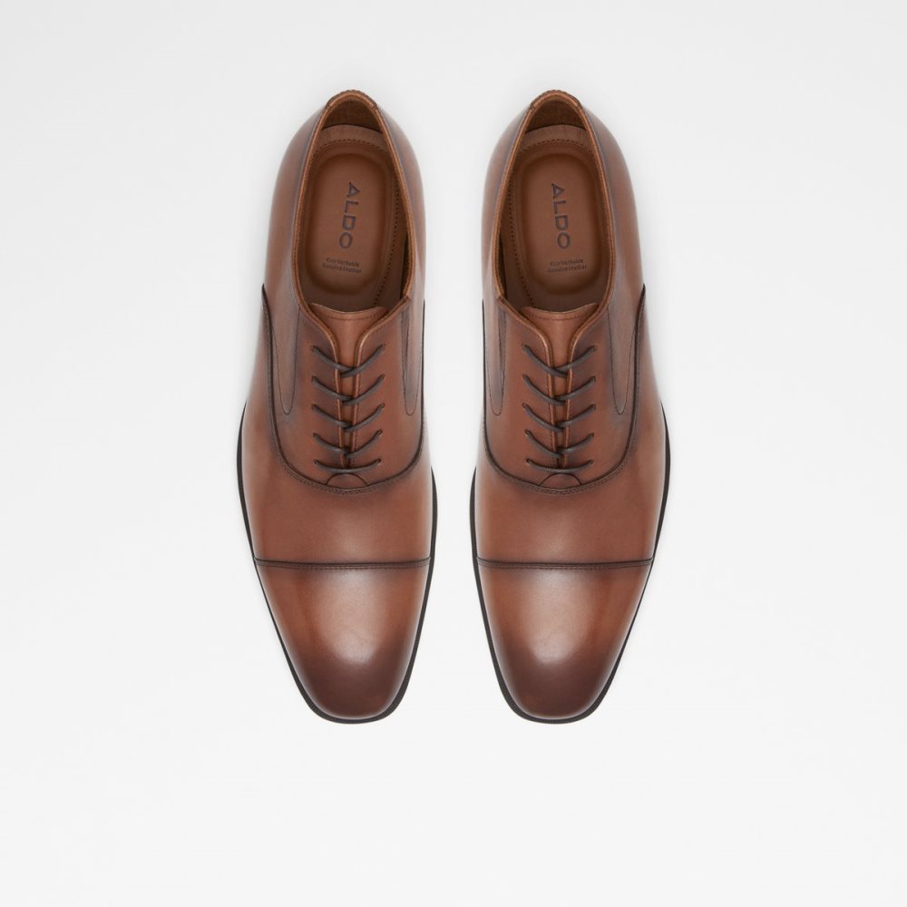 Brown Aldo Miraylle Oxfords Shoes | 78PHKXYJC