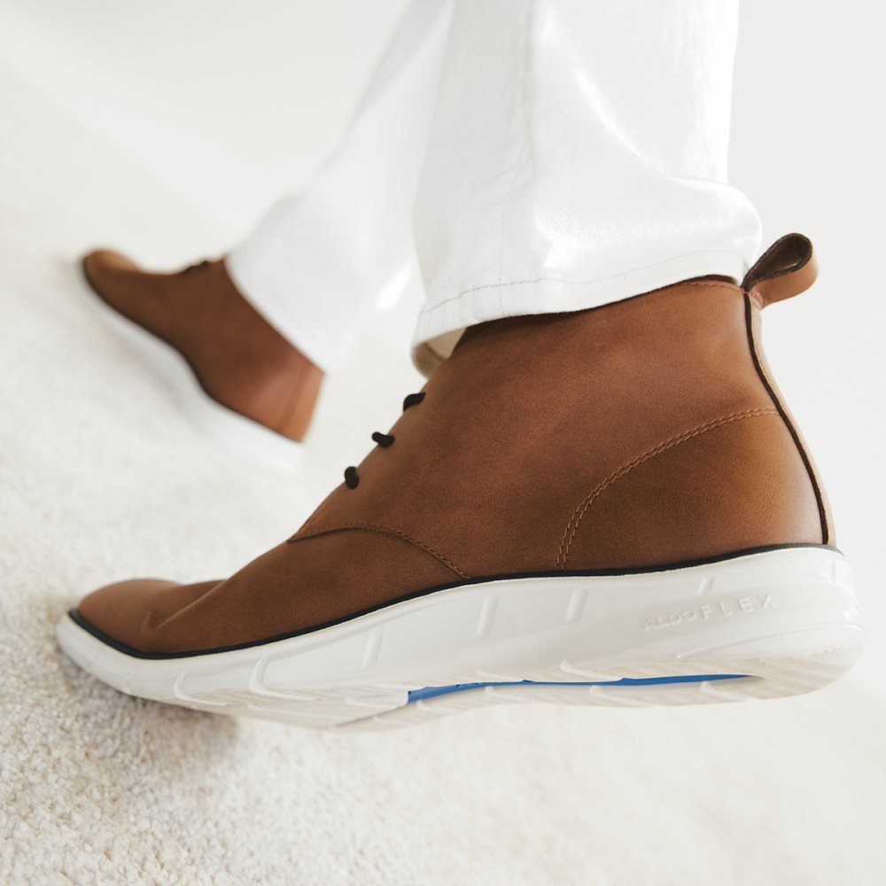 Brown Aldo Namibi Lace Up Boots | 59IFWAYPL