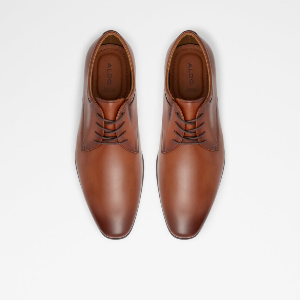 Brown Aldo Noicien-w Derby Oxfords Shoes | 48EKCBLWG