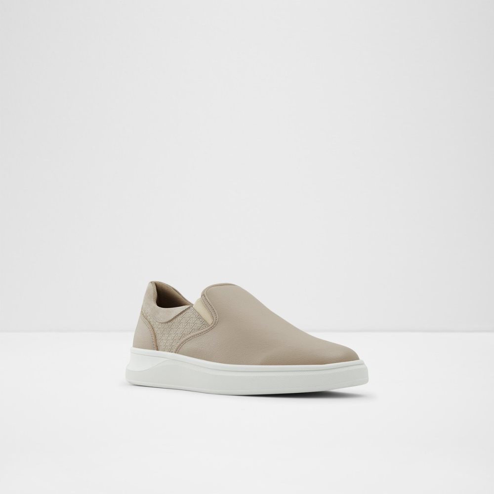 Brown Aldo Pilisso Slip-on Sneakers | 57TVPXUCS