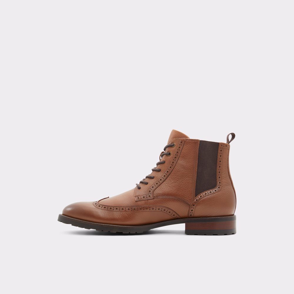 Brown Aldo Salinger Lace-up Lace Up Boots | 18KCVMPXF