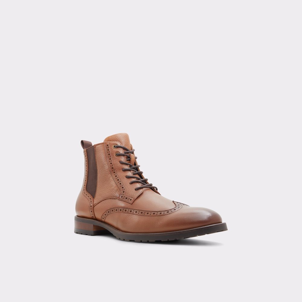 Brown Aldo Salinger Lace-up Lace Up Boots | 18KCVMPXF