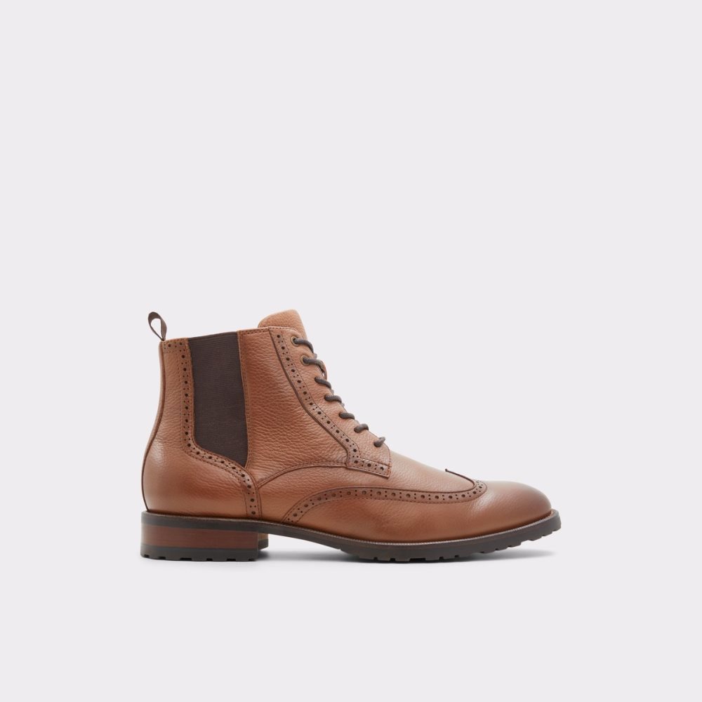 Brown Aldo Salinger Lace-up Lace Up Boots | 18KCVMPXF