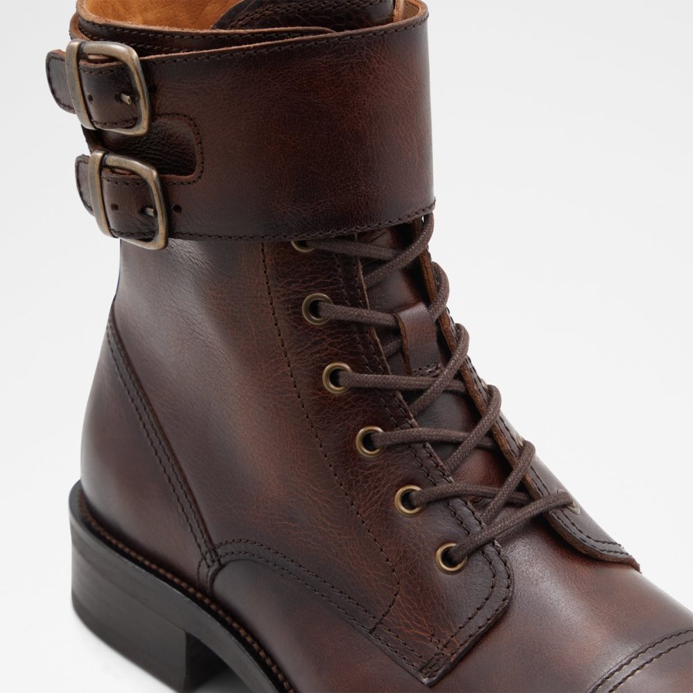 Brown Aldo Wicerrag Lace-up Lace Up Boots | 70OAKZBLF