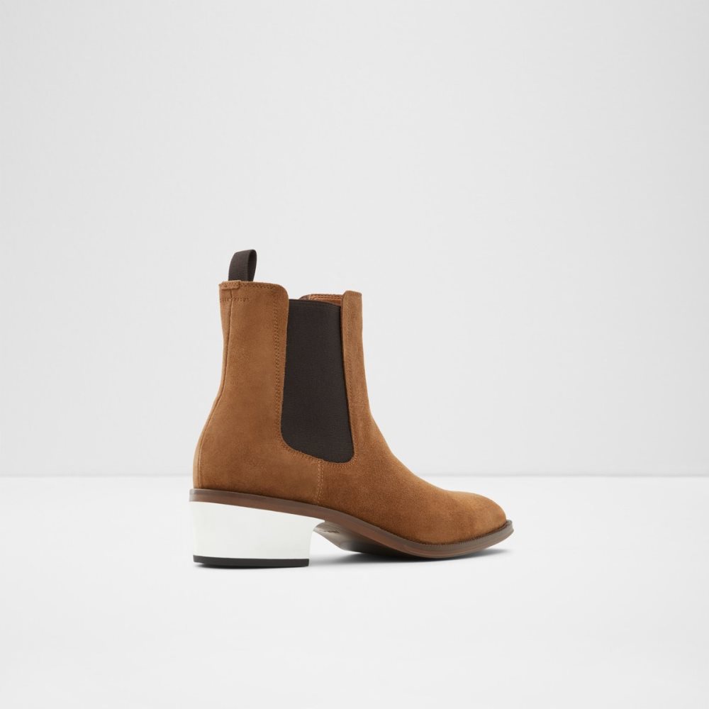 Brown Aldo Zinnio Chelsea Boots | 48OLIPMRY