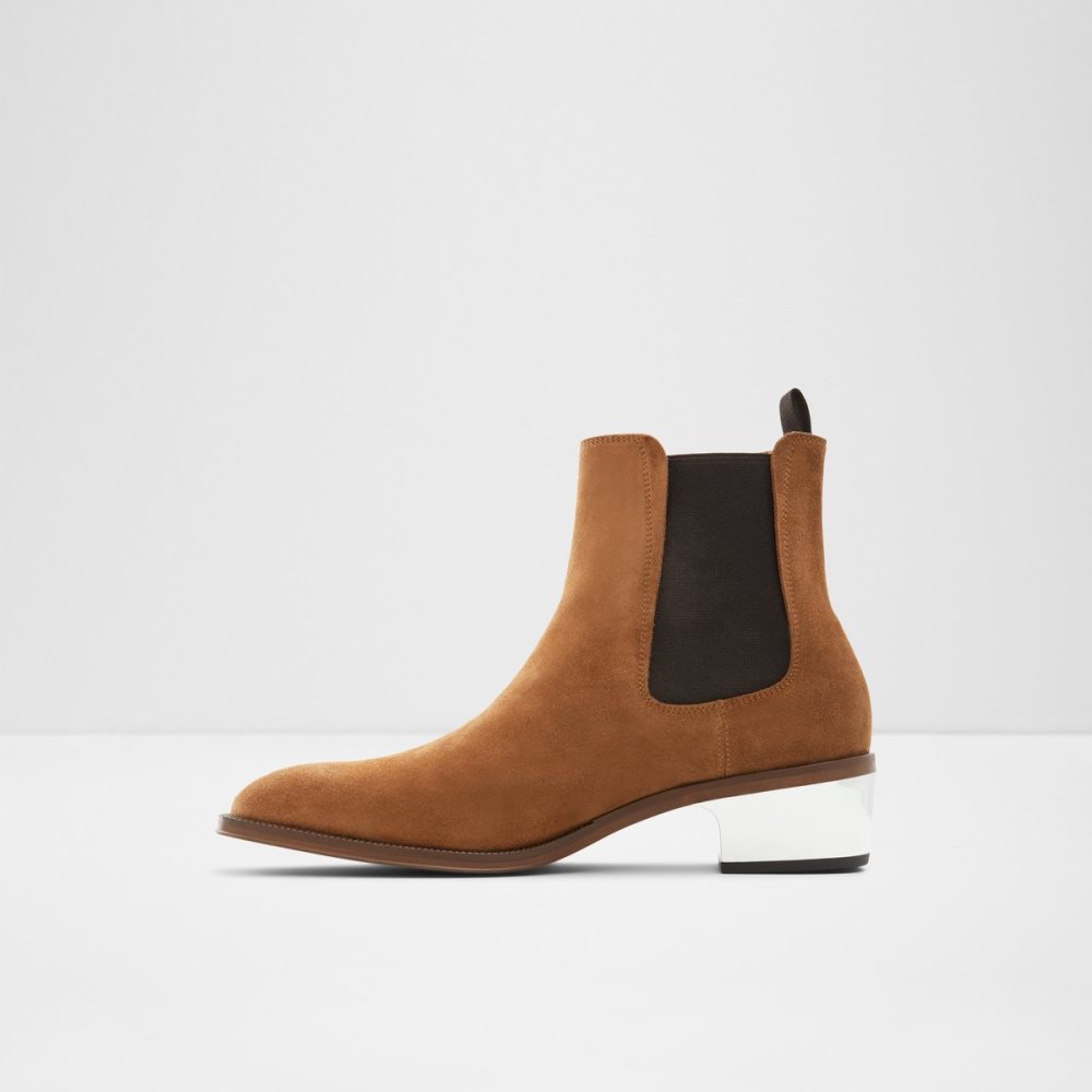 Brown Aldo Zinnio Chelsea Boots | 48OLIPMRY