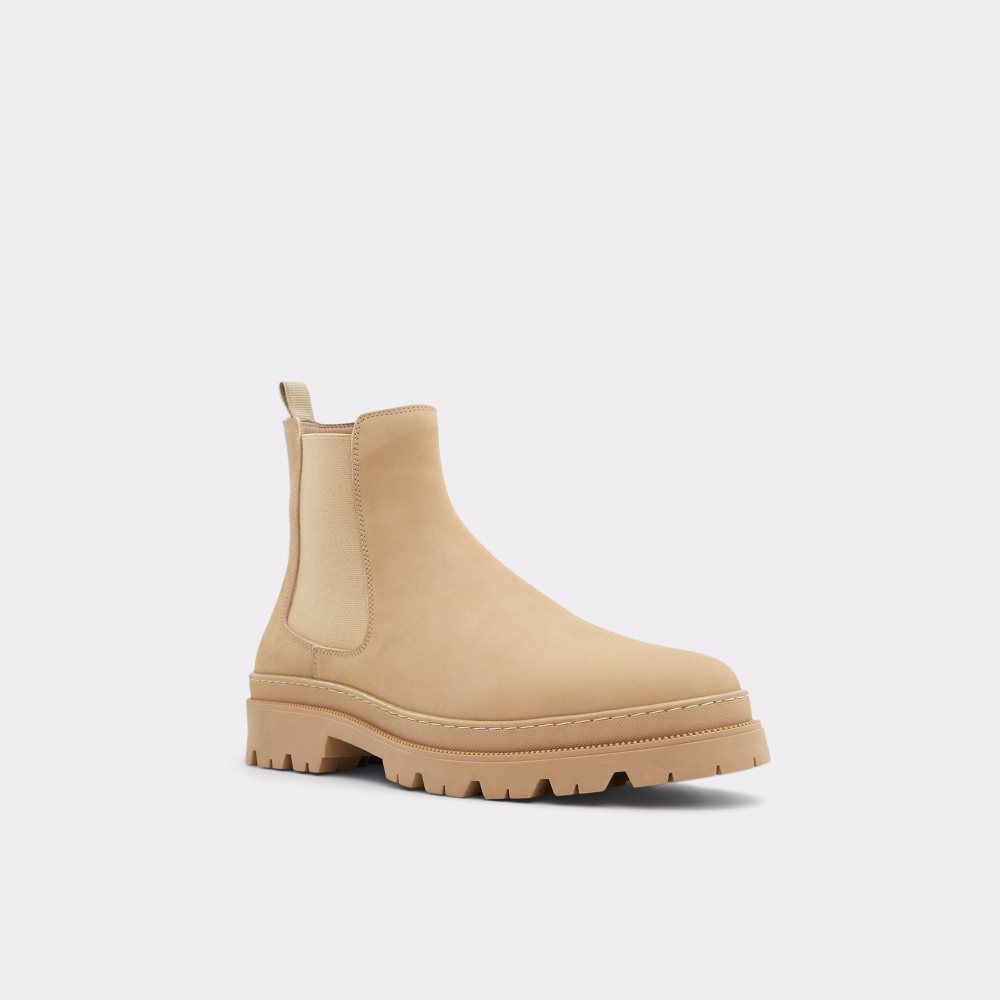 Dark Beige Aldo Alencia Chelsea Boots | 25TNBDZUO