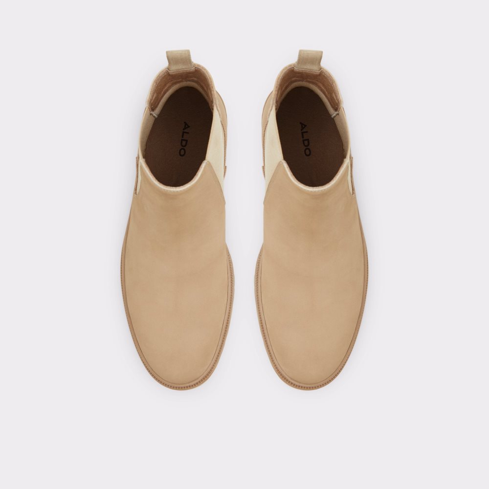 Dark Beige Aldo Alencia Chelsea Boots | 25TNBDZUO