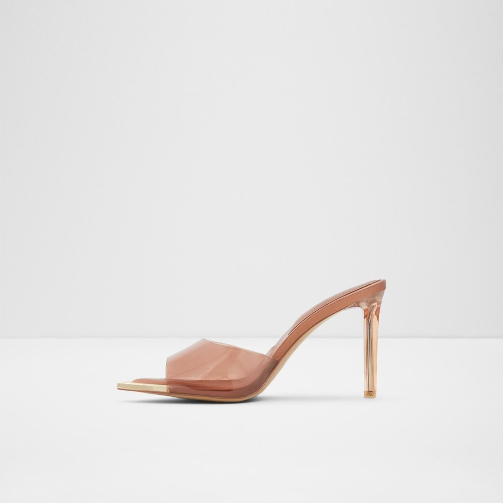 Dark Beige Aldo Annabrilden High Sandal - Stiletto Heels | 03WHJEADQ