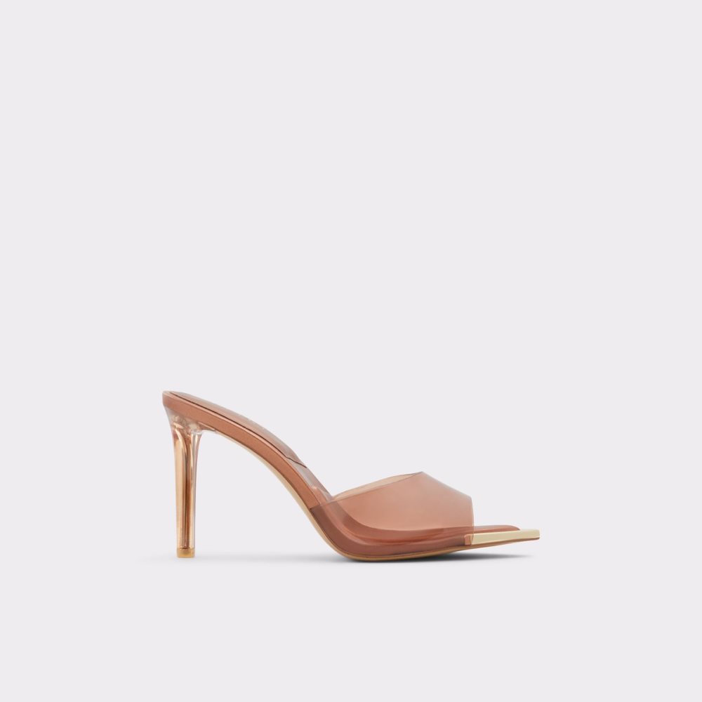 Dark Beige Aldo Annabrilden High Sandal - Stiletto Heels | 03WHJEADQ