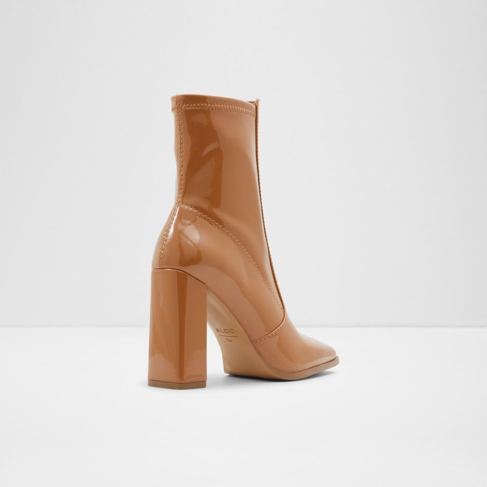 Dark Beige Aldo Audrella Ankle Boots | 70YTUKZWO