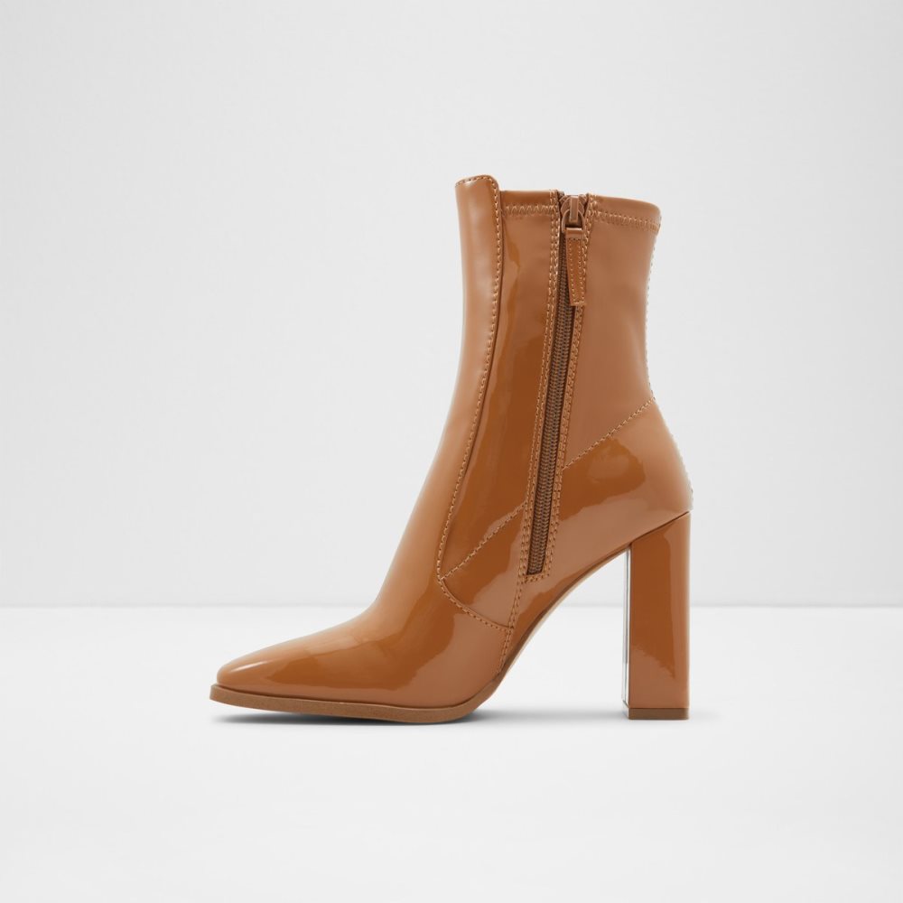 Dark Beige Aldo Audrella Ankle Boots | 70YTUKZWO