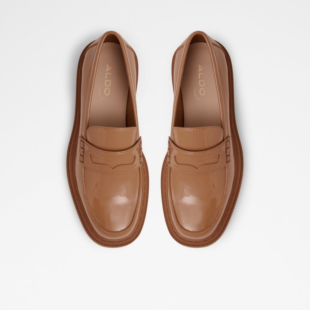 Dark Beige Aldo Bigstrut - Lug Sole Mules | 52KTXQCVW