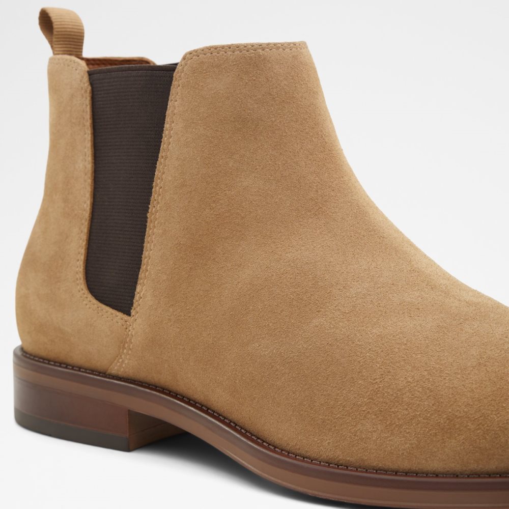 Dark Beige Aldo Gweracien Chelsea Boots | 06QJSCVDT