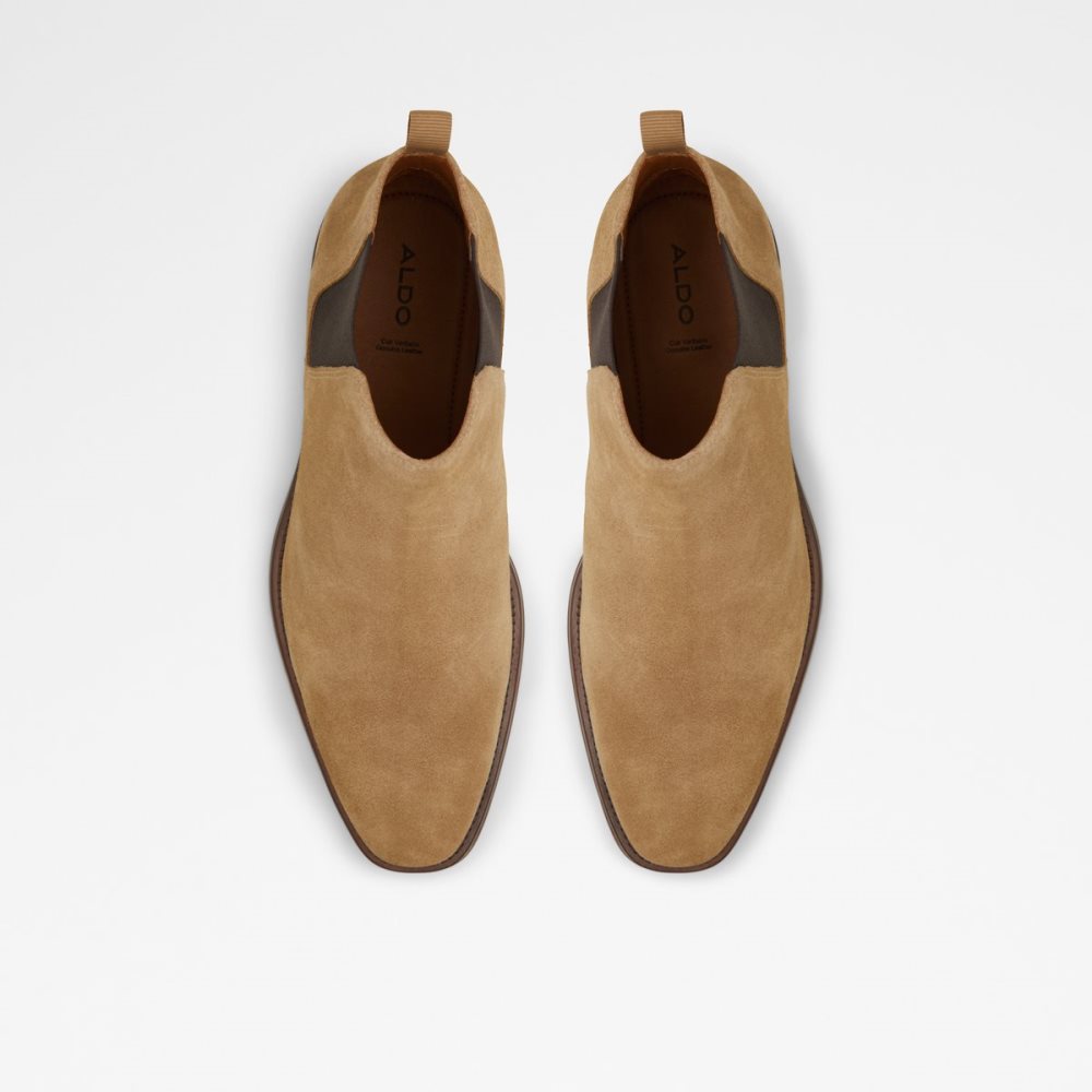 Dark Beige Aldo Gweracien Chelsea Boots | 06QJSCVDT