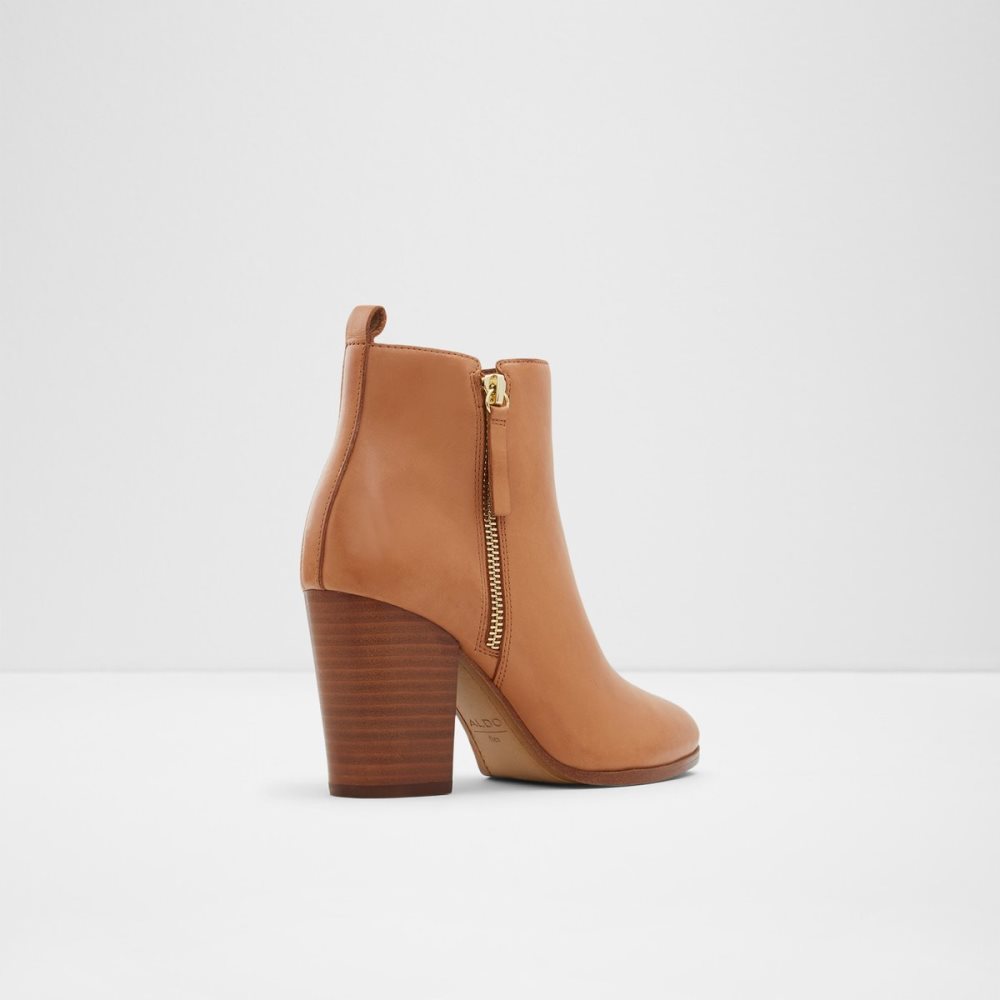 Dark Beige Aldo Noemieflex Ankle Boots | 02YOKNVWC