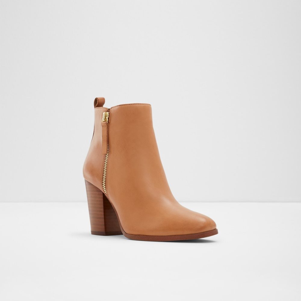 Dark Beige Aldo Noemieflex Ankle Boots | 02YOKNVWC