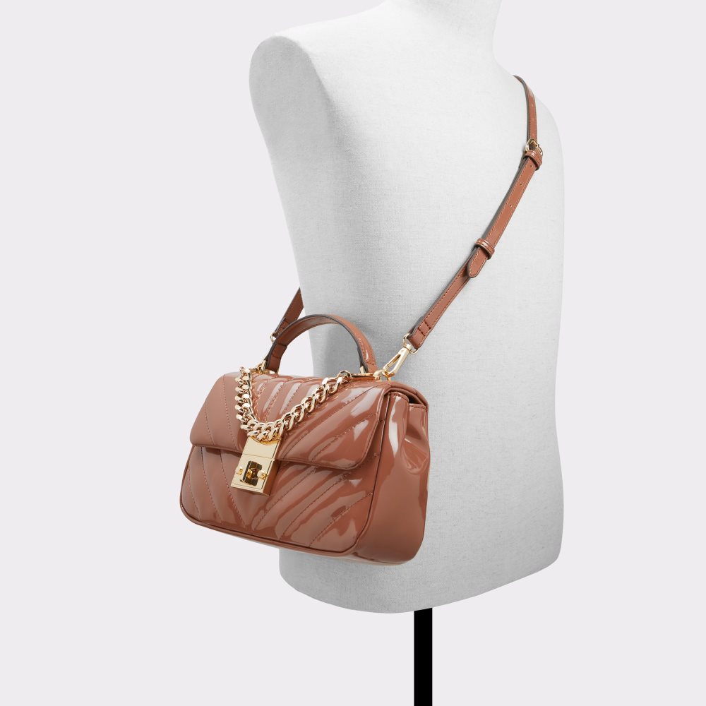 Dark Brown Aldo Hayssx Top Handle Handbag | 07VLYRIHD