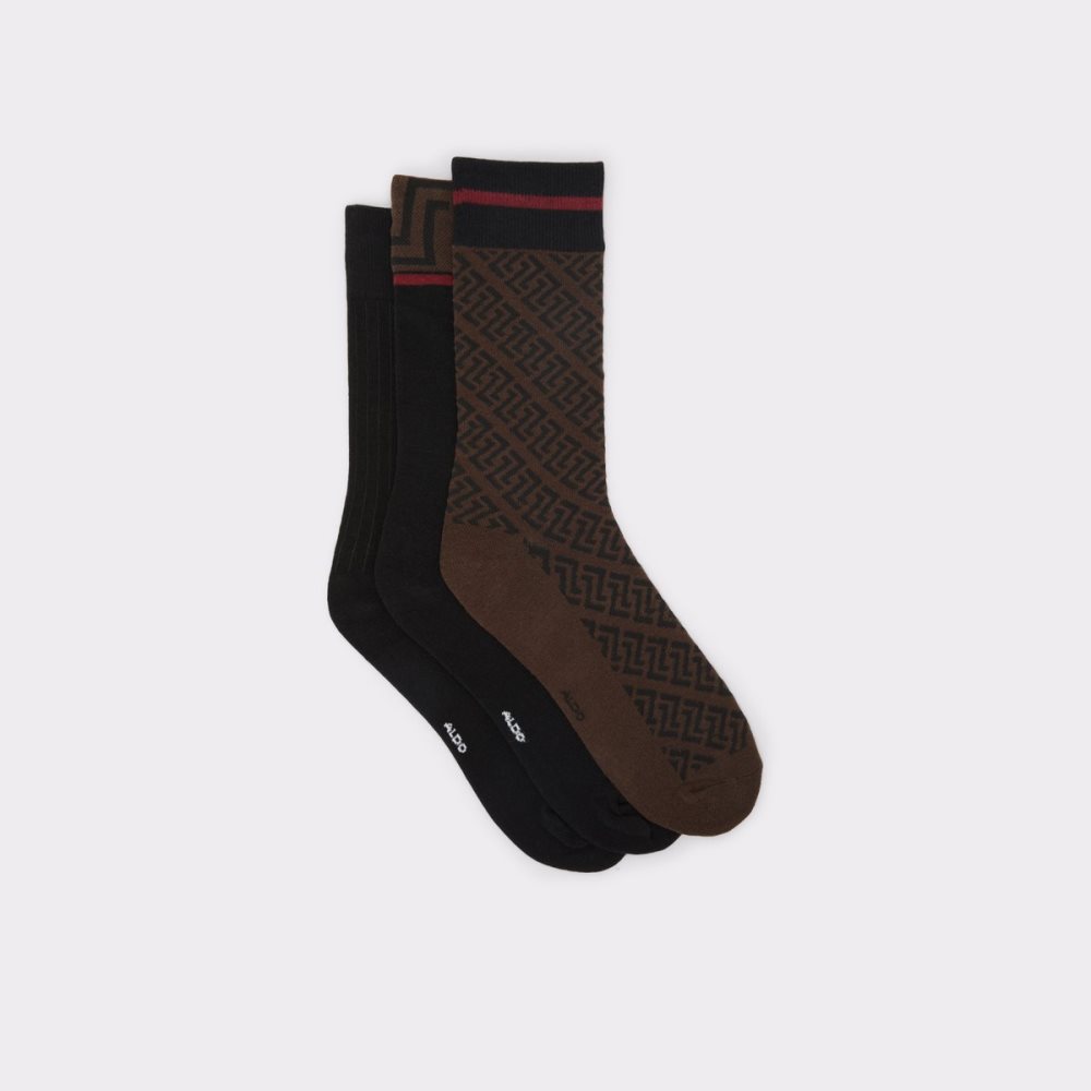 Dark Brown Aldo Lebaillif Socks | 70YUPRFZS