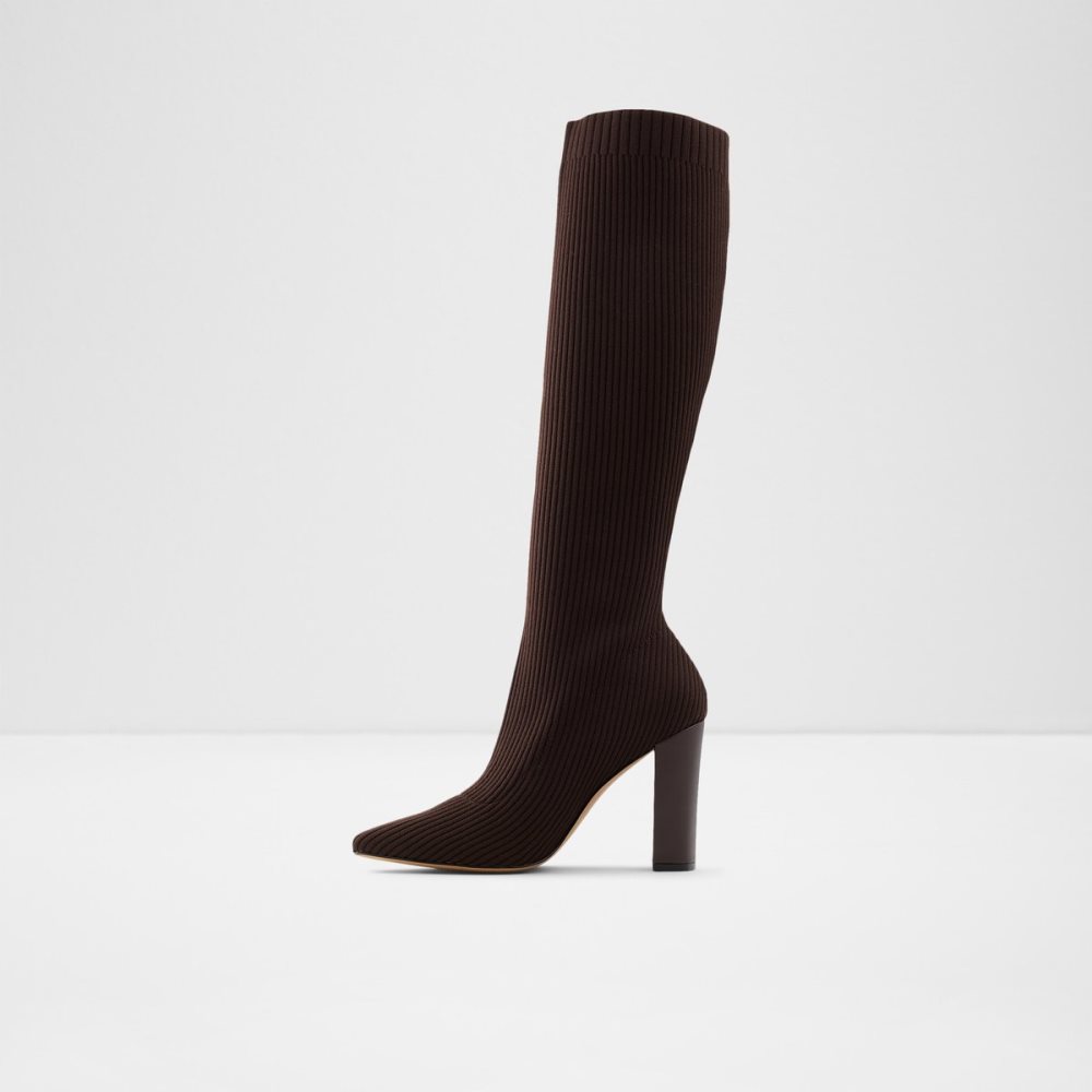 Dark Brown Aldo Lowereast Tall Boots | 64WXKPDHC