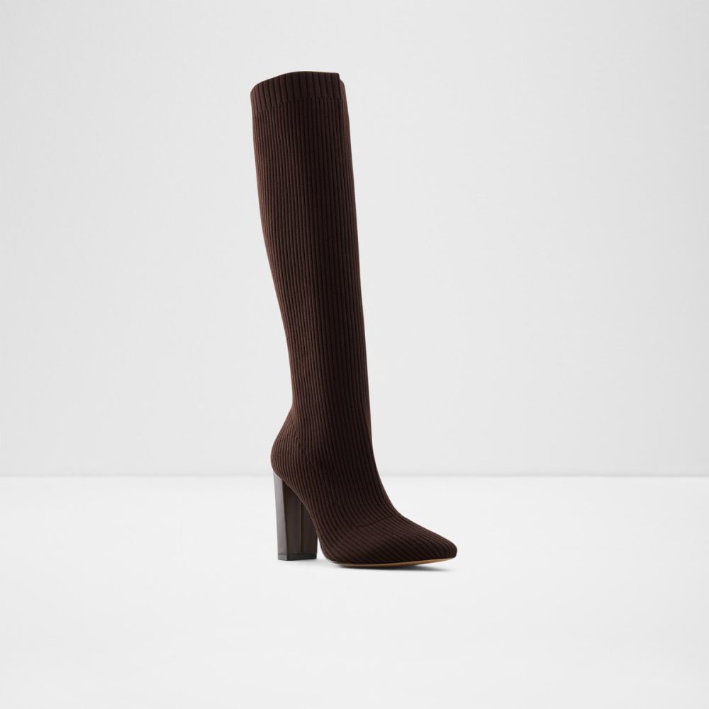 Dark Brown Aldo Lowereast Tall Boots | 64WXKPDHC