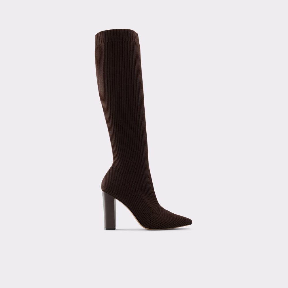 Dark Brown Aldo Lowereast Tall Boots | 64WXKPDHC