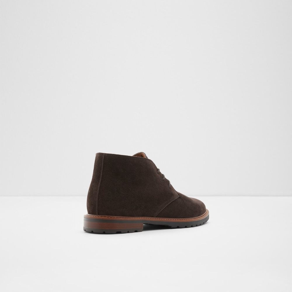 Dark Brown Aldo Malrose Chukka Lace Up Boots | 12THVKCLY