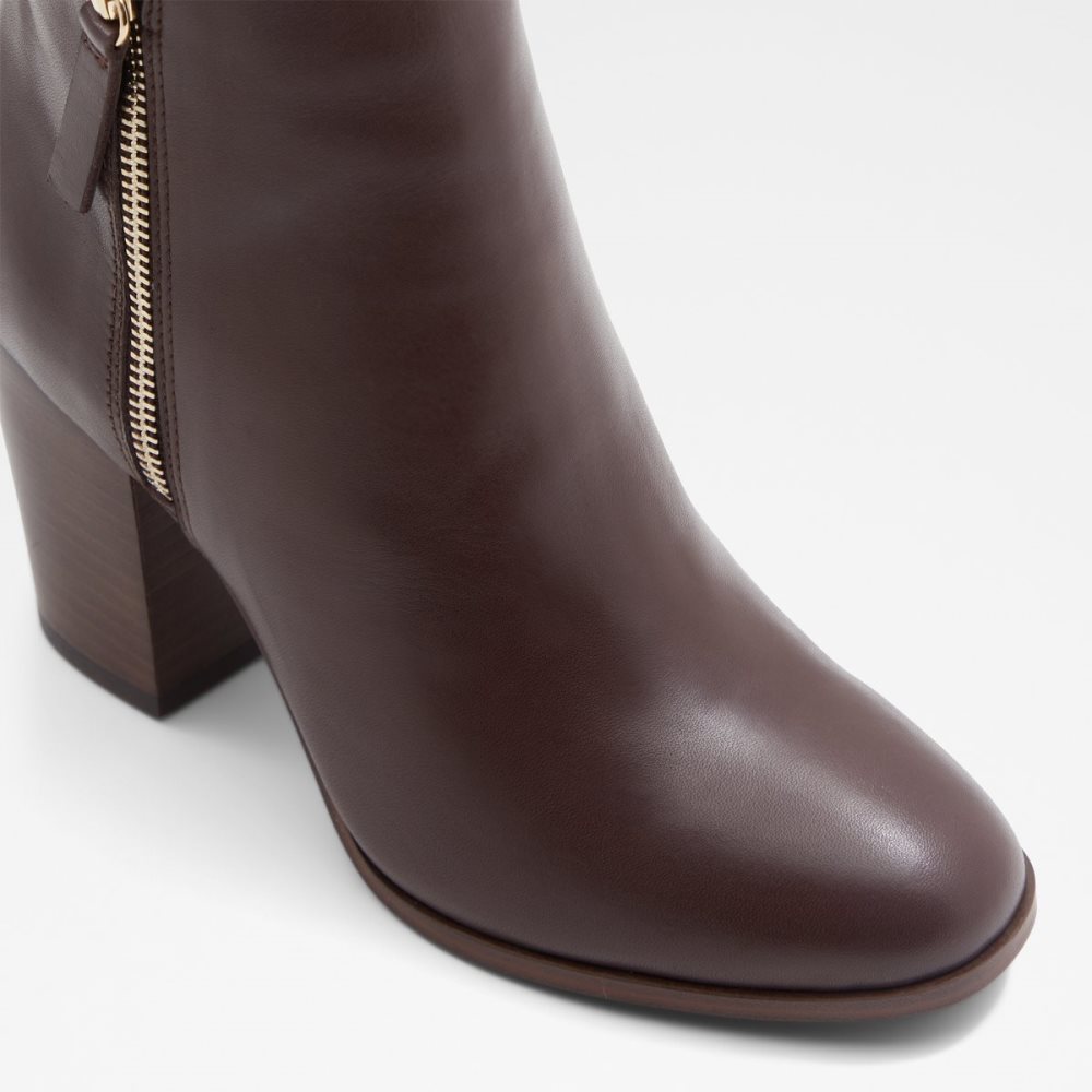 Dark Brown Aldo Noemieflex Ankle Boots | 26PDEGNFA