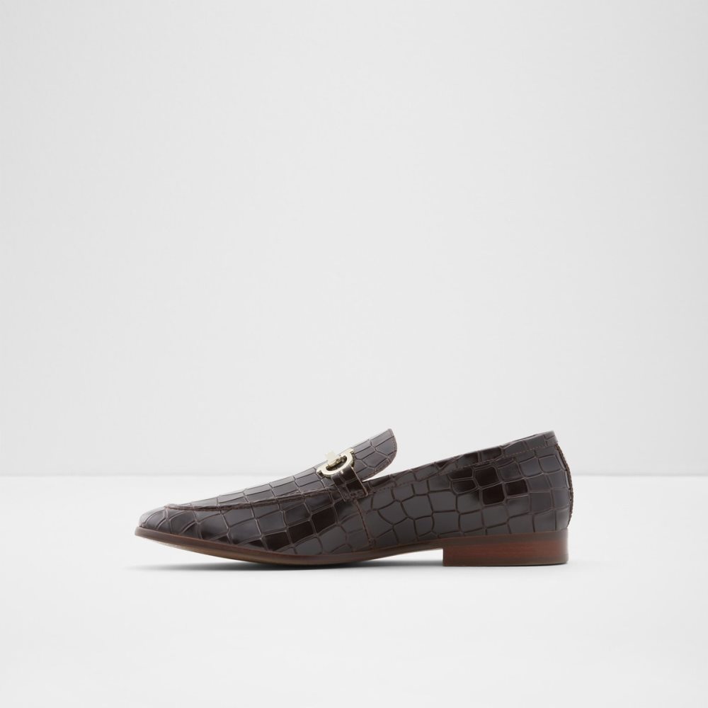 Dark Brown Aldo Olathienflex Loafers | 27PUCTXFD