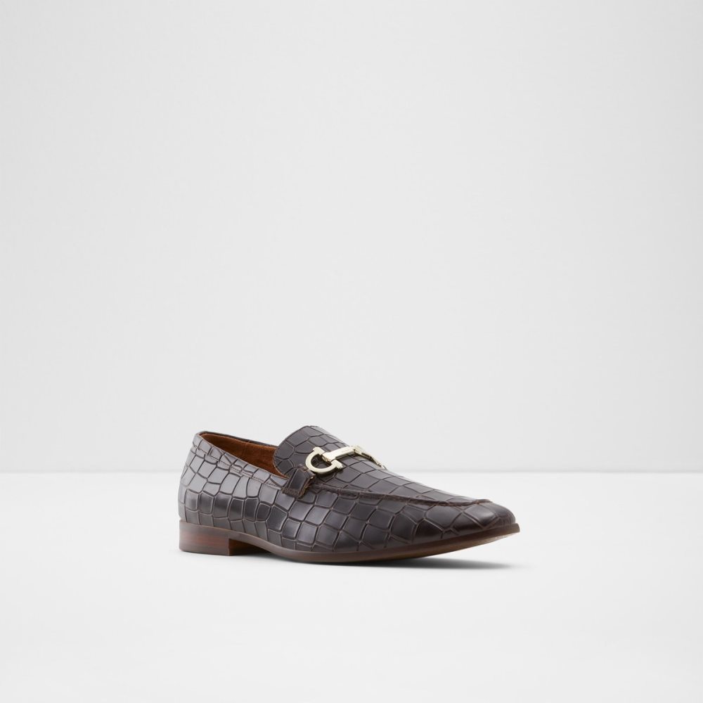 Dark Brown Aldo Olathienflex Loafers | 27PUCTXFD