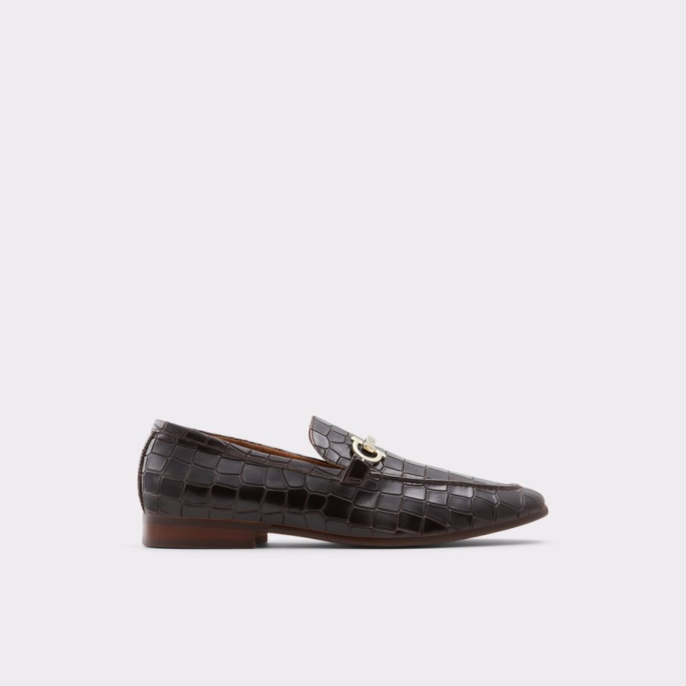 Dark Brown Aldo Olathienflex Loafers | 27PUCTXFD