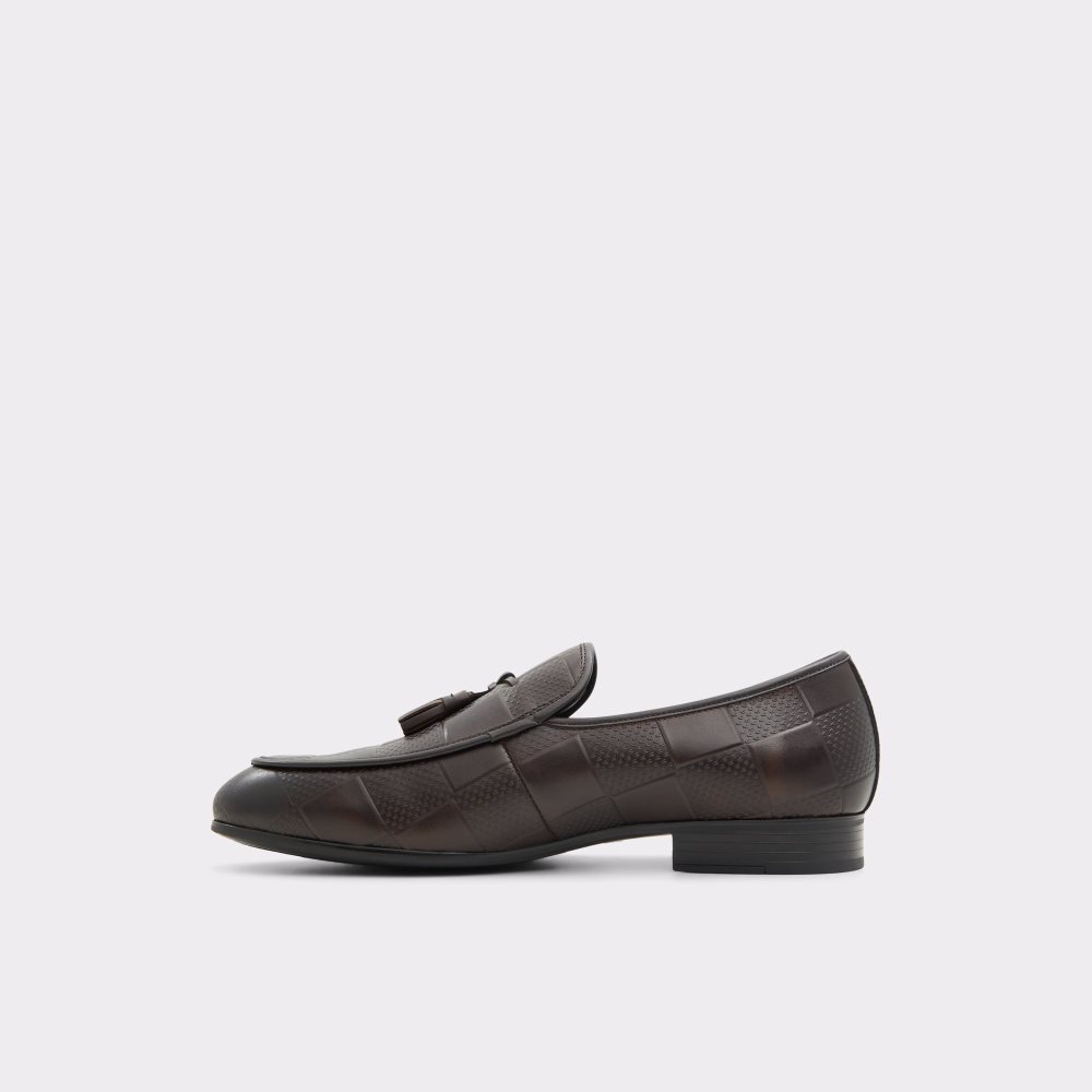 Dark Brown Aldo Percival Dress Shoes | 82WSHGOJA