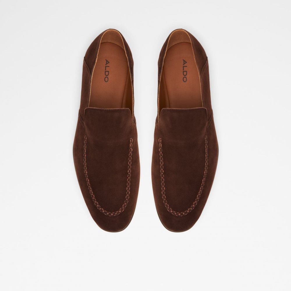 Dark Brown Aldo Salaman Loafers | 03FMGSDQJ