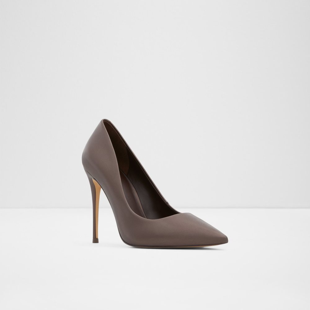 Dark Brown Aldo Stessy_ High - Stiletto Heels | 19FASGNJB