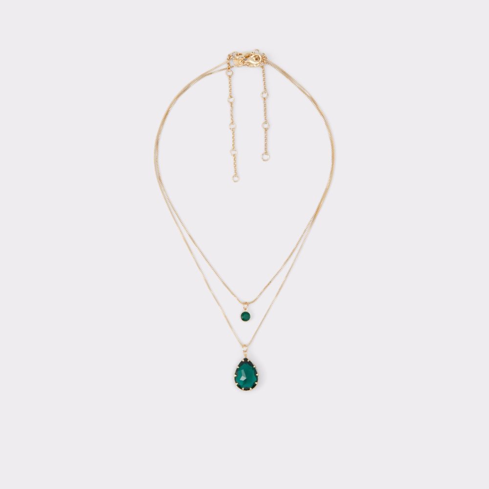 Dark Green Aldo Beauceronee Necklace | 87BIHKLOA