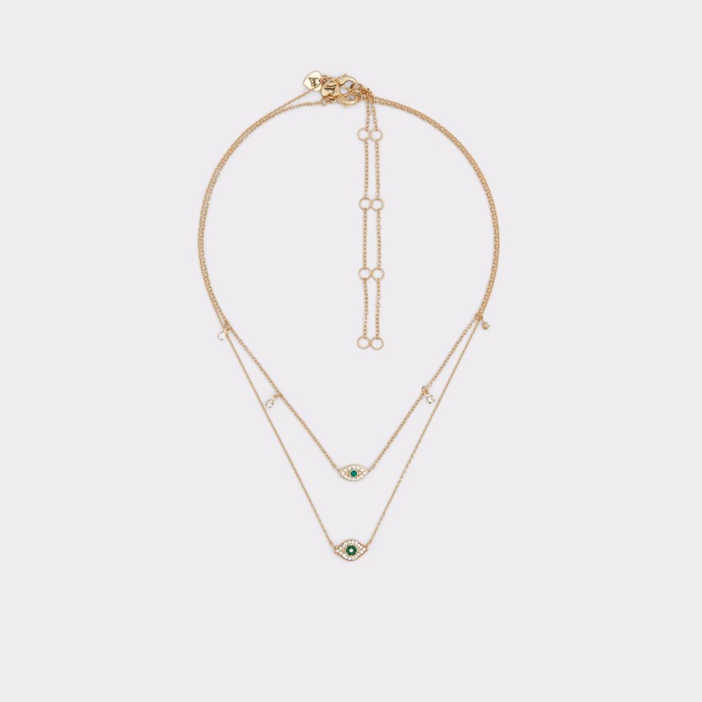 Dark Green Aldo Grerithiel Necklace | 21DFOVBHQ