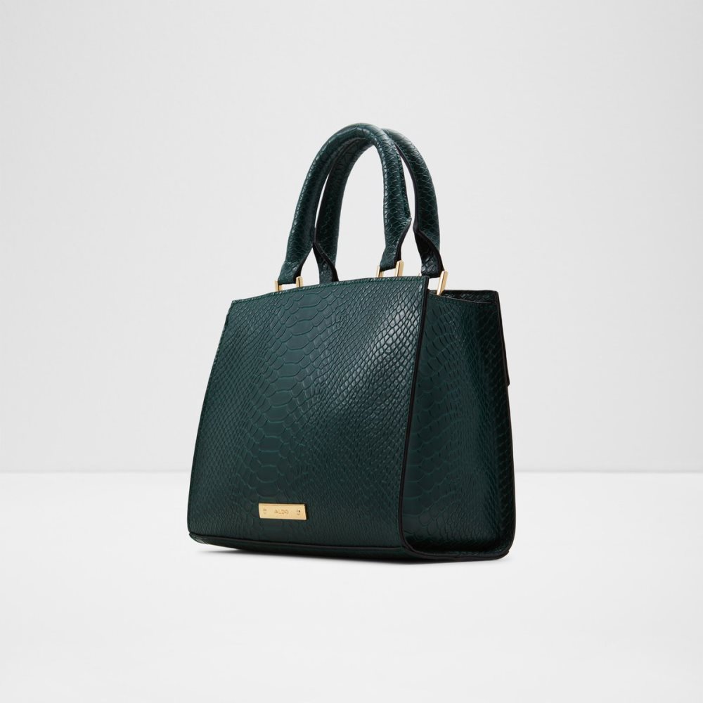 Dark Green Aldo Oziroe Satchel Tote Bags | 20JUGAXSO