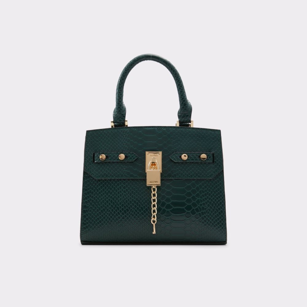 Dark Green Aldo Oziroe Satchel Tote Bags | 20JUGAXSO