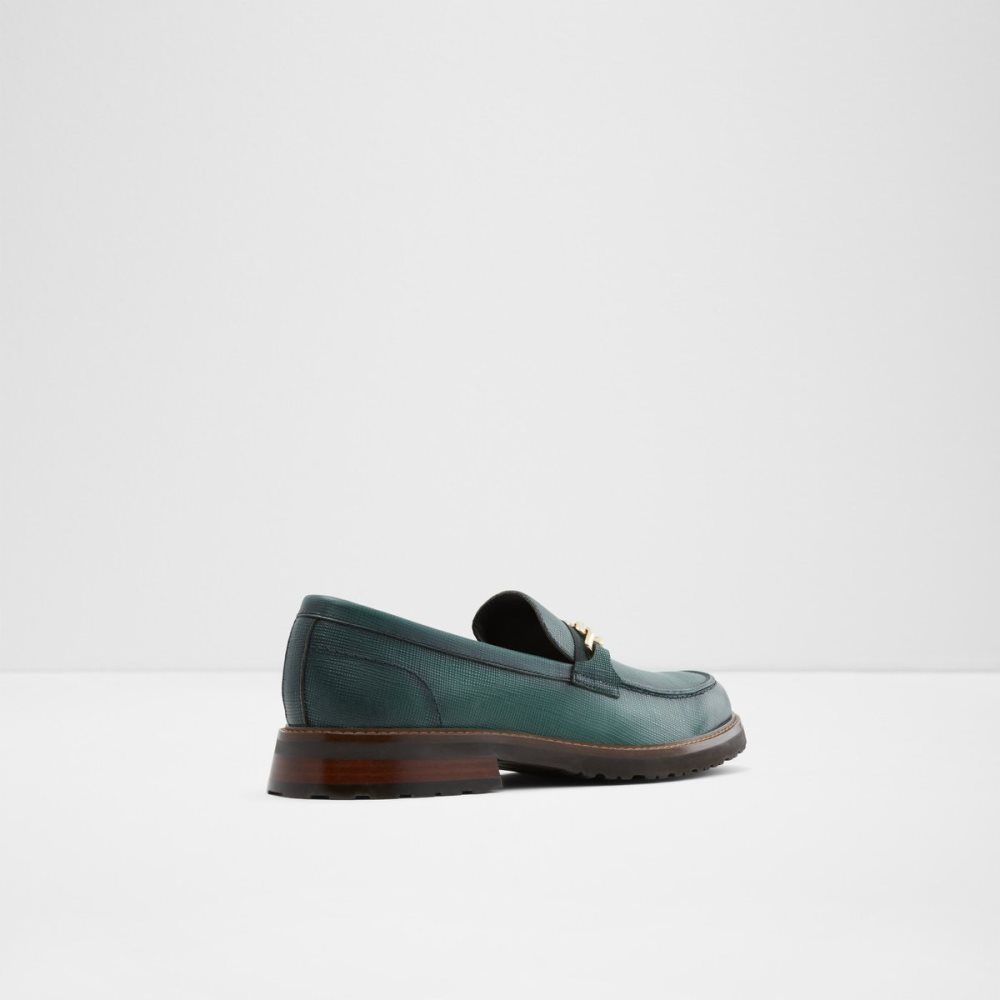 Dark Green Aldo Weaver Loafers | 69DEOWFTM