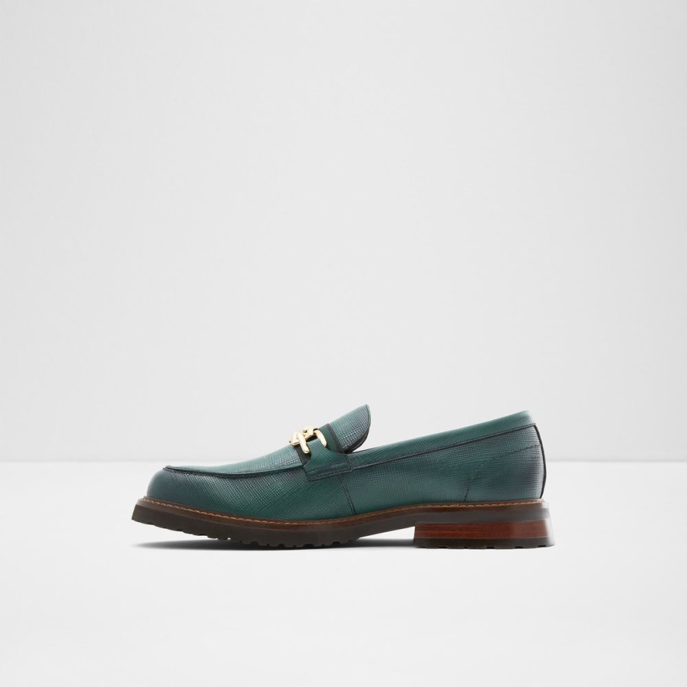 Dark Green Aldo Weaver Loafers | 69DEOWFTM