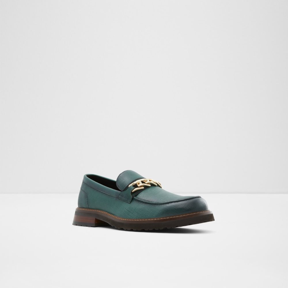 Dark Green Aldo Weaver Loafers | 69DEOWFTM