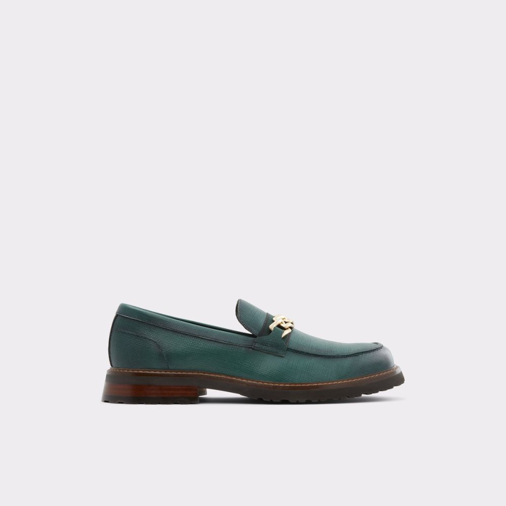 Dark Green Aldo Weaver Loafers | 69DEOWFTM