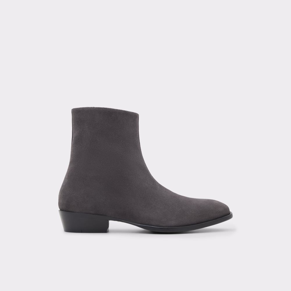 Dark Grey Aldo Birmingham Ankle Boots | 74VEZTMCI