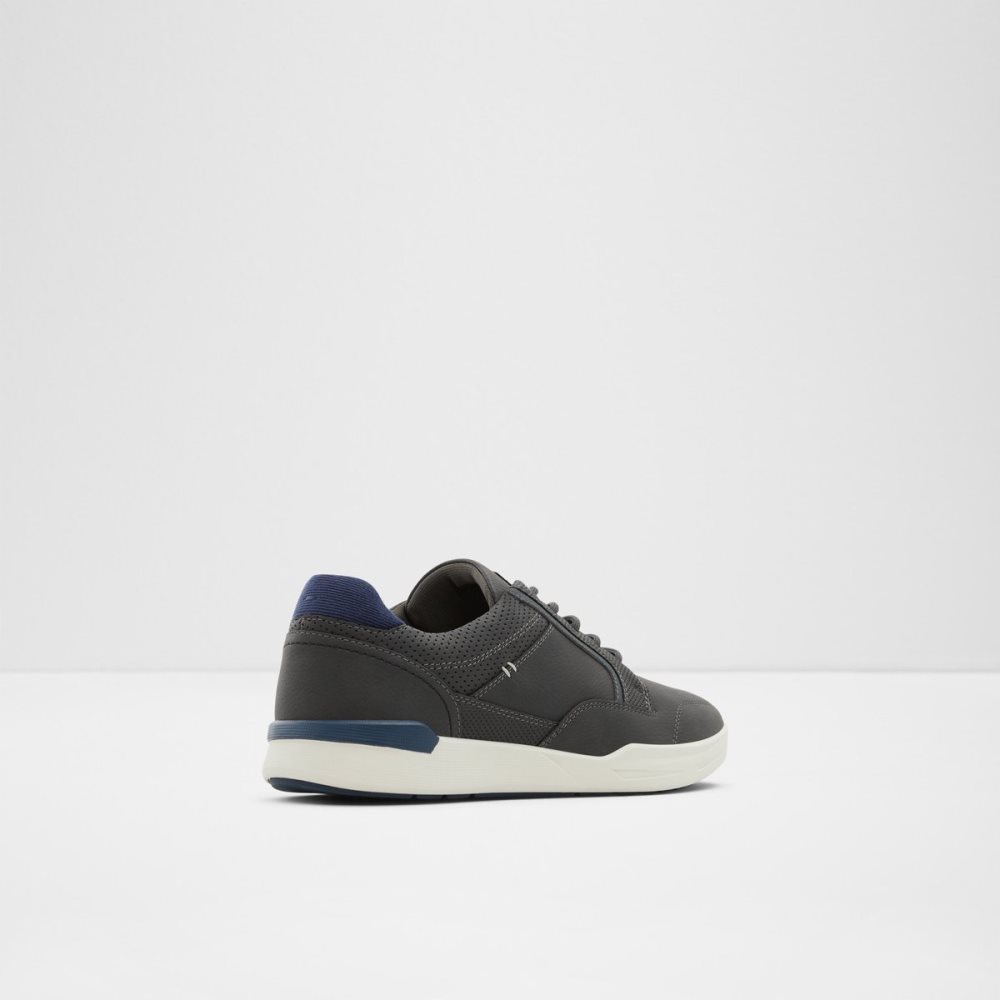 Dark Grey Aldo Edelian Low Top Sneakers | 95LPFCMSU