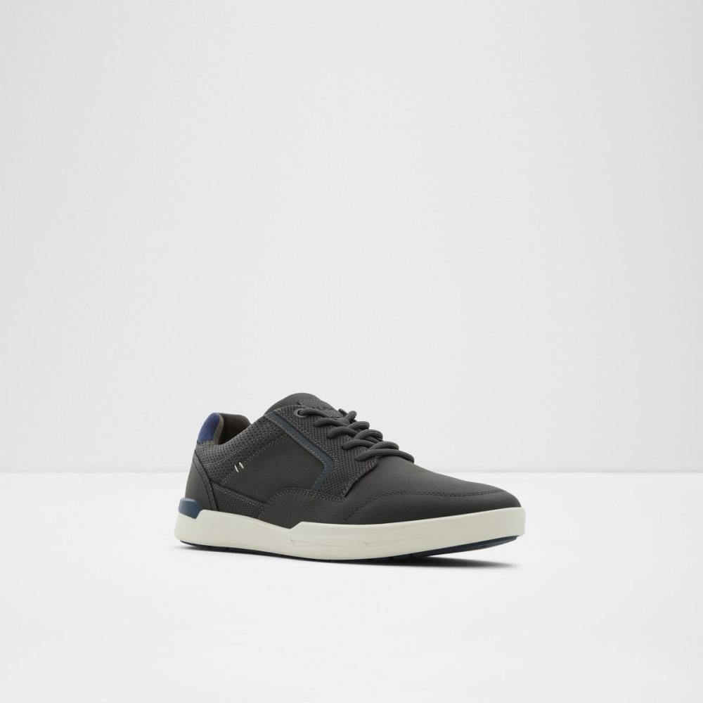 Dark Grey Aldo Edelian Low Top Sneakers | 95LPFCMSU