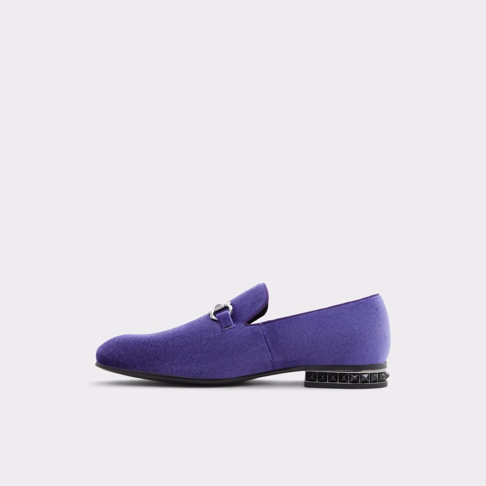 Dark Purple Aldo Bowtie Loafers | 85PJANQLB