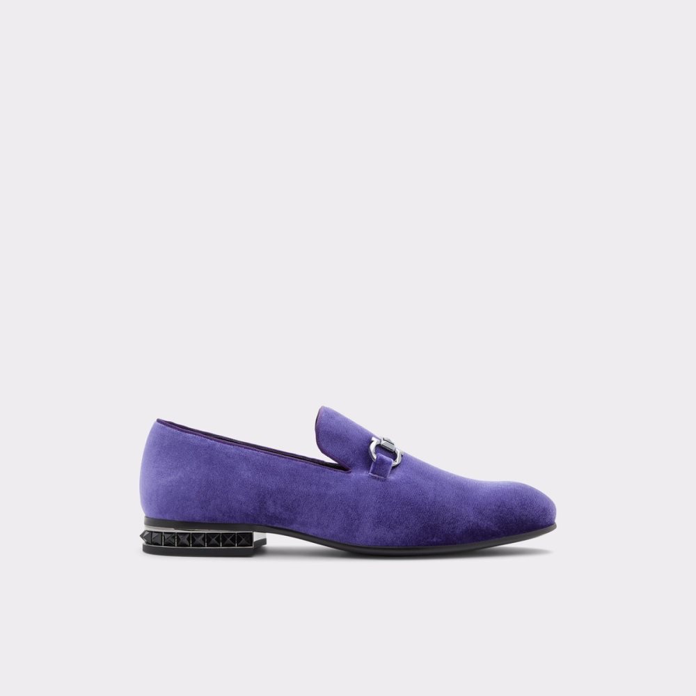 Dark Purple Aldo Bowtie Loafers | 85PJANQLB